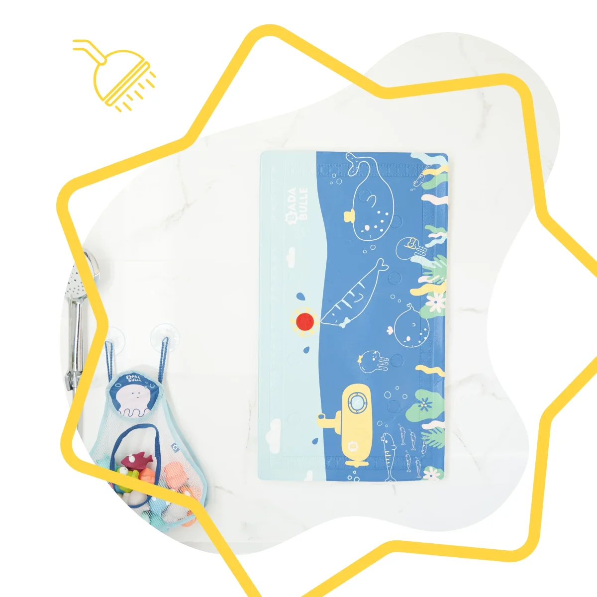 Tapis de bain avec témoin de température – Image 3