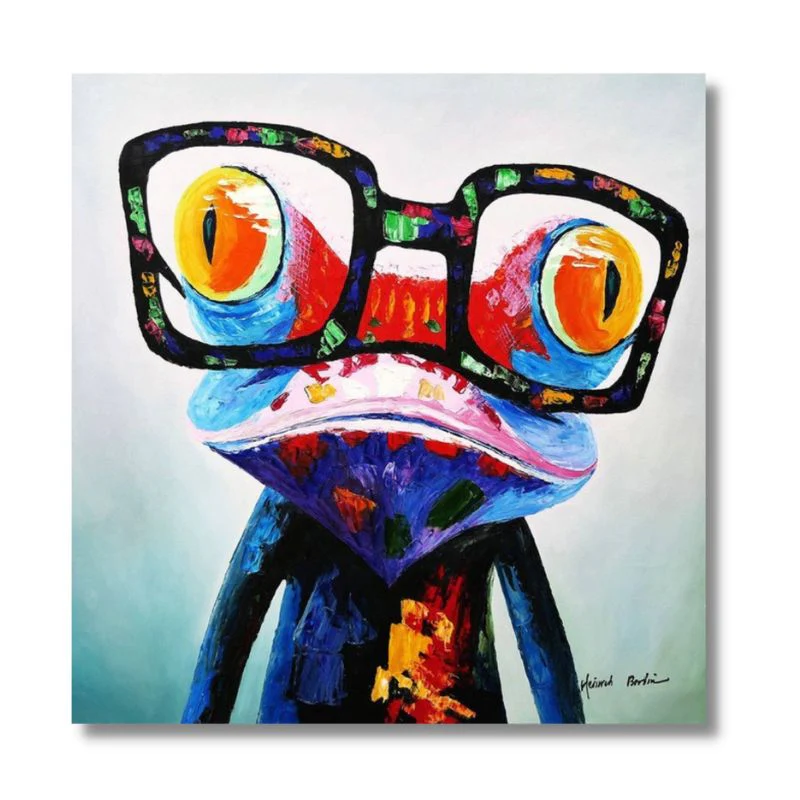 tableau grenouille pop art – Image 3