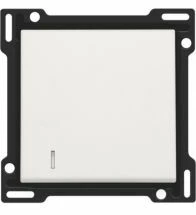 Set de finition avec voyant pour interrupteur ou bouton-poussoir simple Niko (100-60005)
