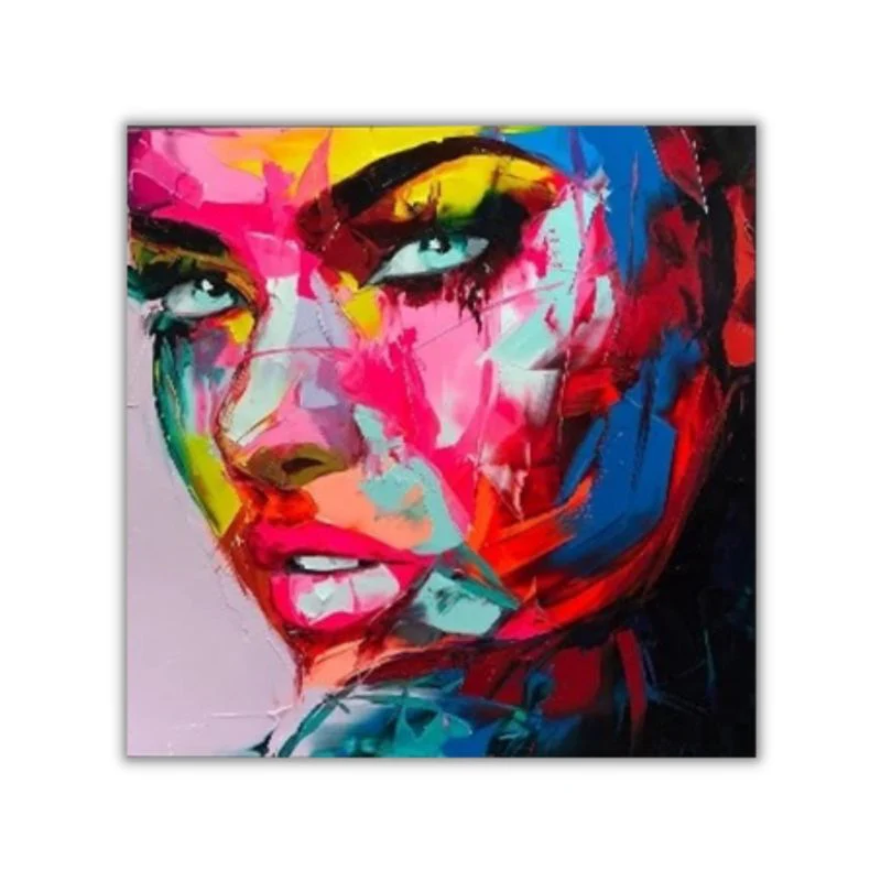 tableau visage femme coloré – Image 3